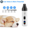 Rechargeable Dog Nail Grinder – USB Charging Electric Pet Nail Trimmer