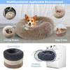 Bedroom Calming Dog Bed – Cozy Donut for Large, Medium & Small Dogs