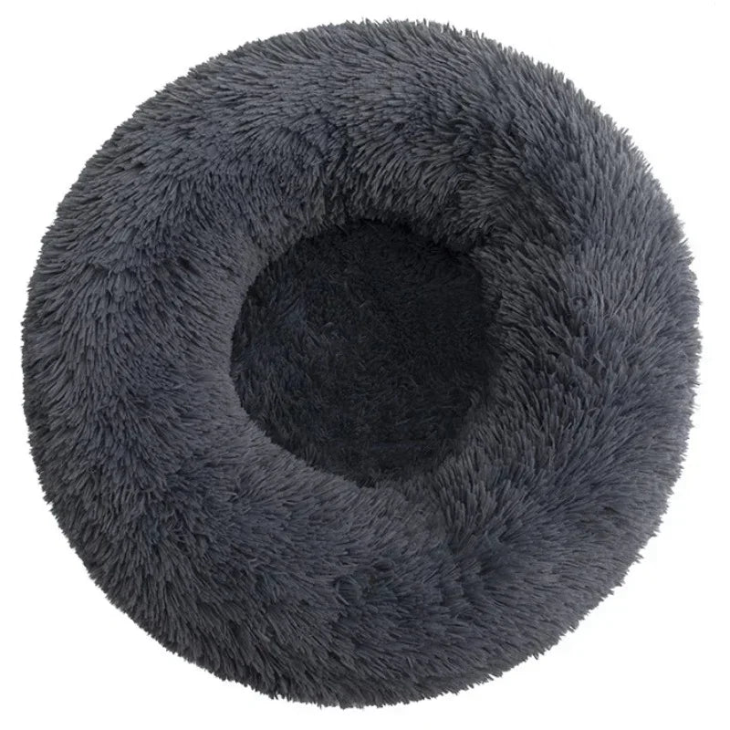 Bedroom Calming Dog Bed – Cozy Donut for Large, Medium & Small Dogs