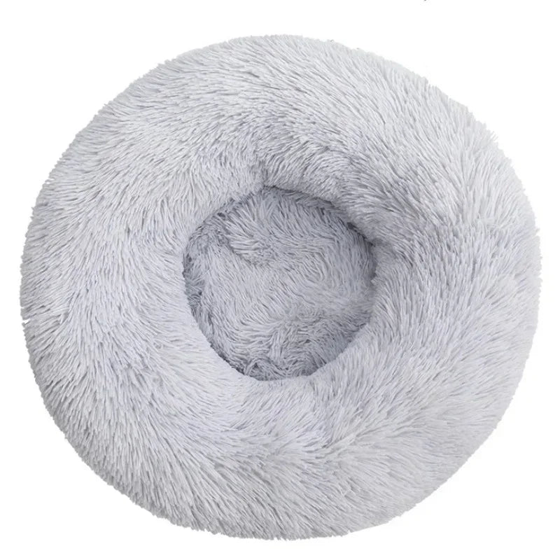 Bedroom Calming Dog Bed – Cozy Donut for Large, Medium & Small Dogs