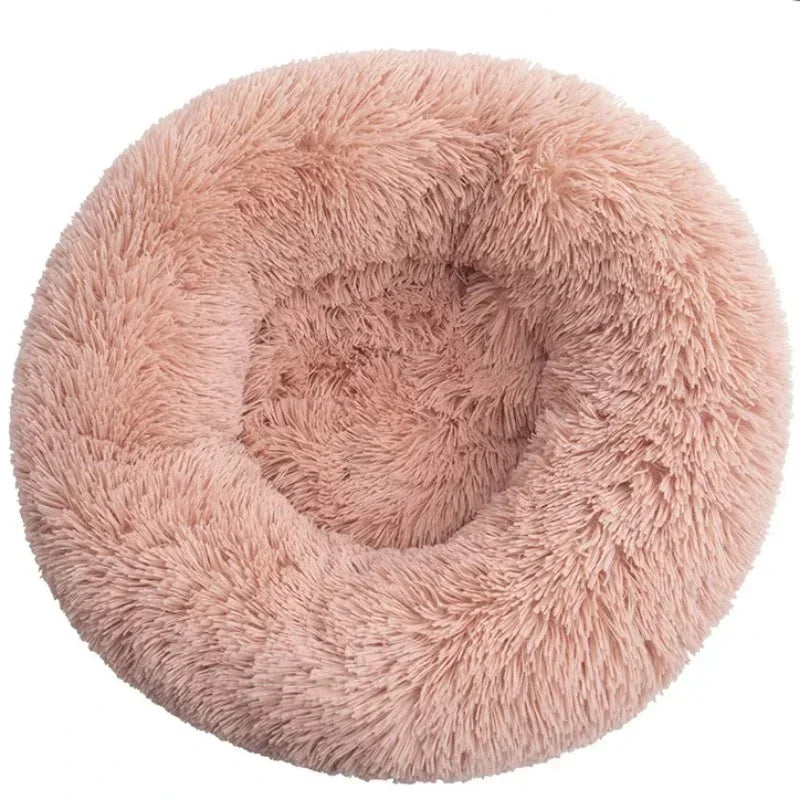 Bedroom Calming Dog Bed – Cozy Donut for Large, Medium & Small Dogs