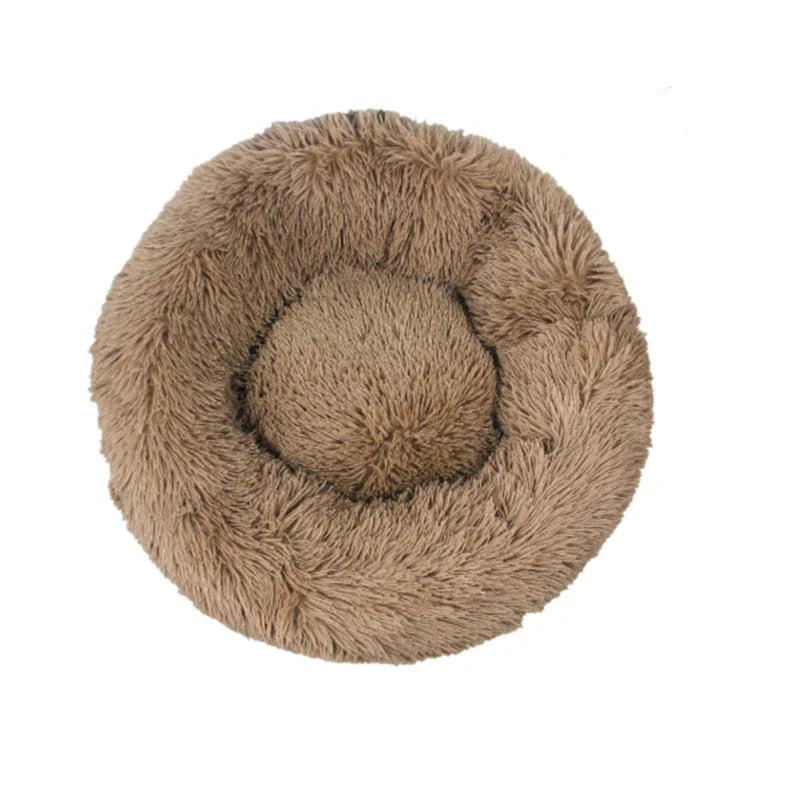 Bedroom Calming Dog Bed – Cozy Donut for Large, Medium & Small Dogs